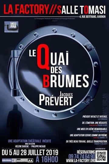 Le quai des brumes - Affiche